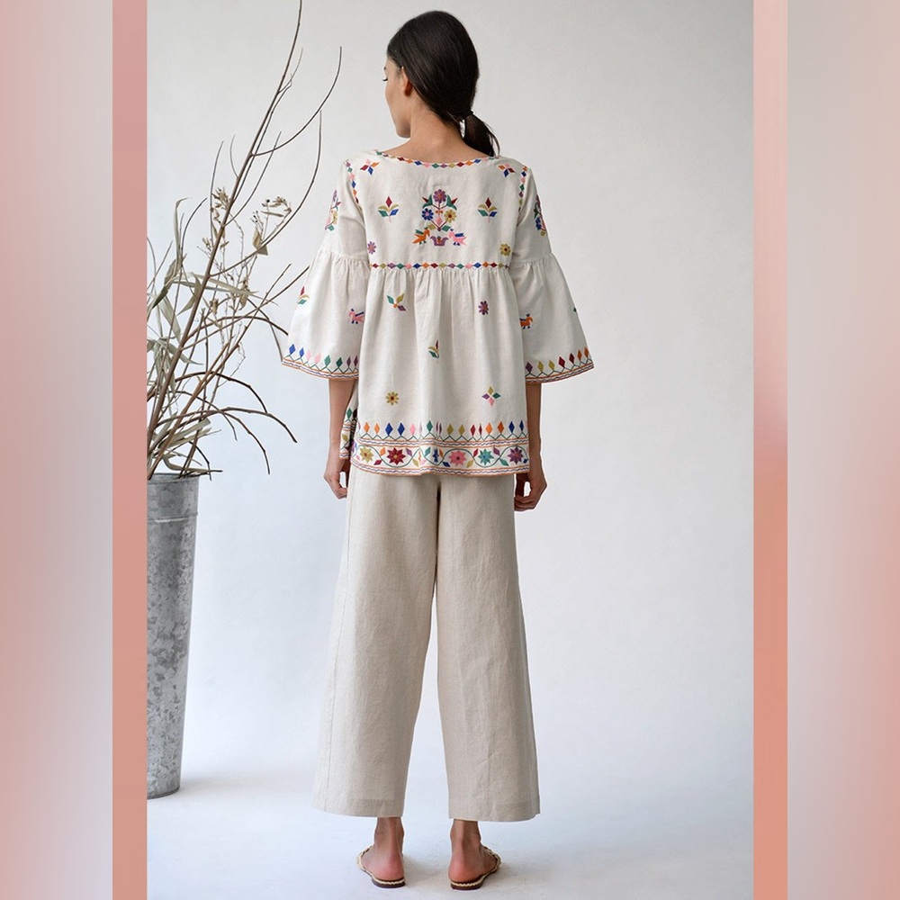 Umbar Luxury Embroidered  Top size M - Picture 4 of 6